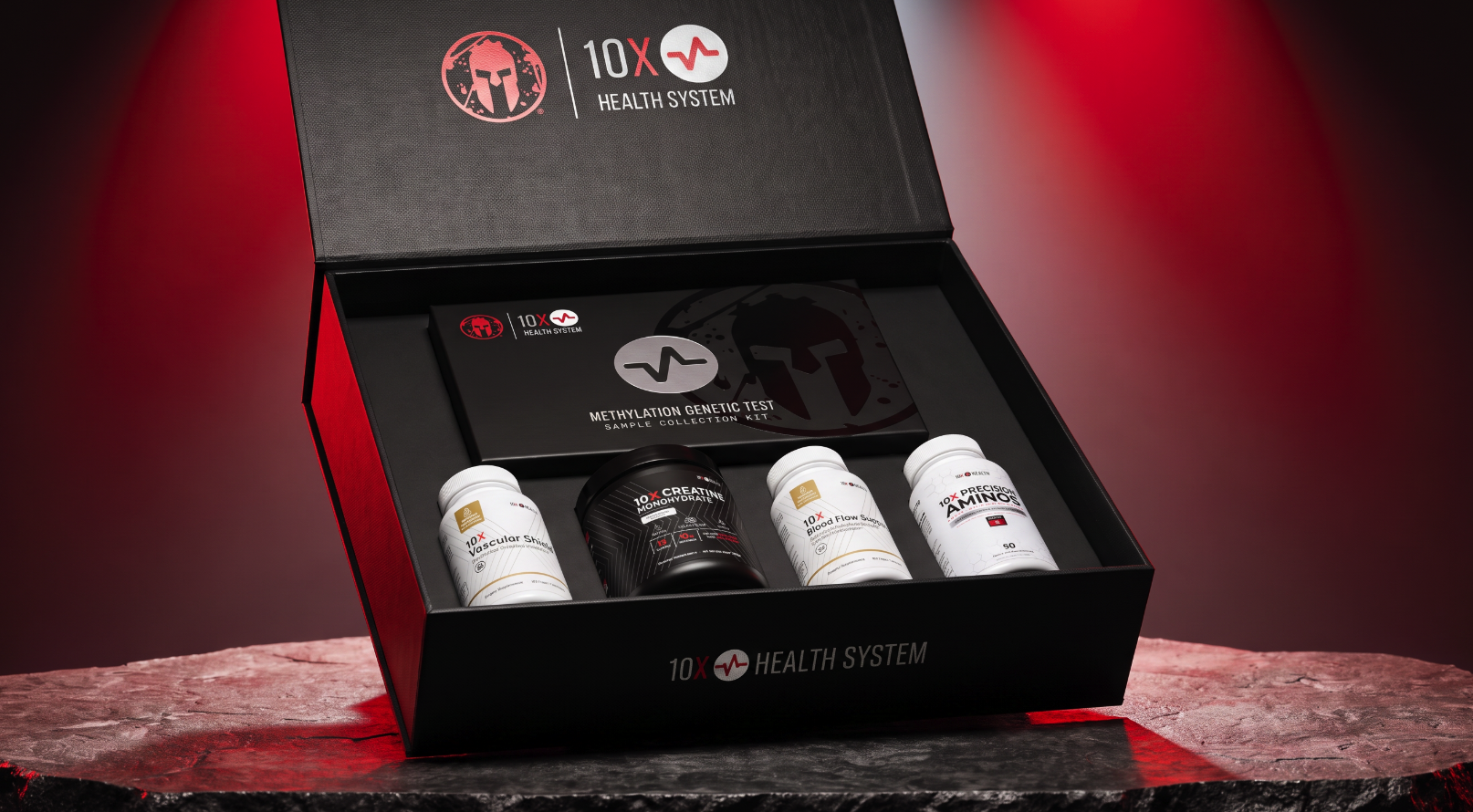 10X Health System supplement and genetic test kit