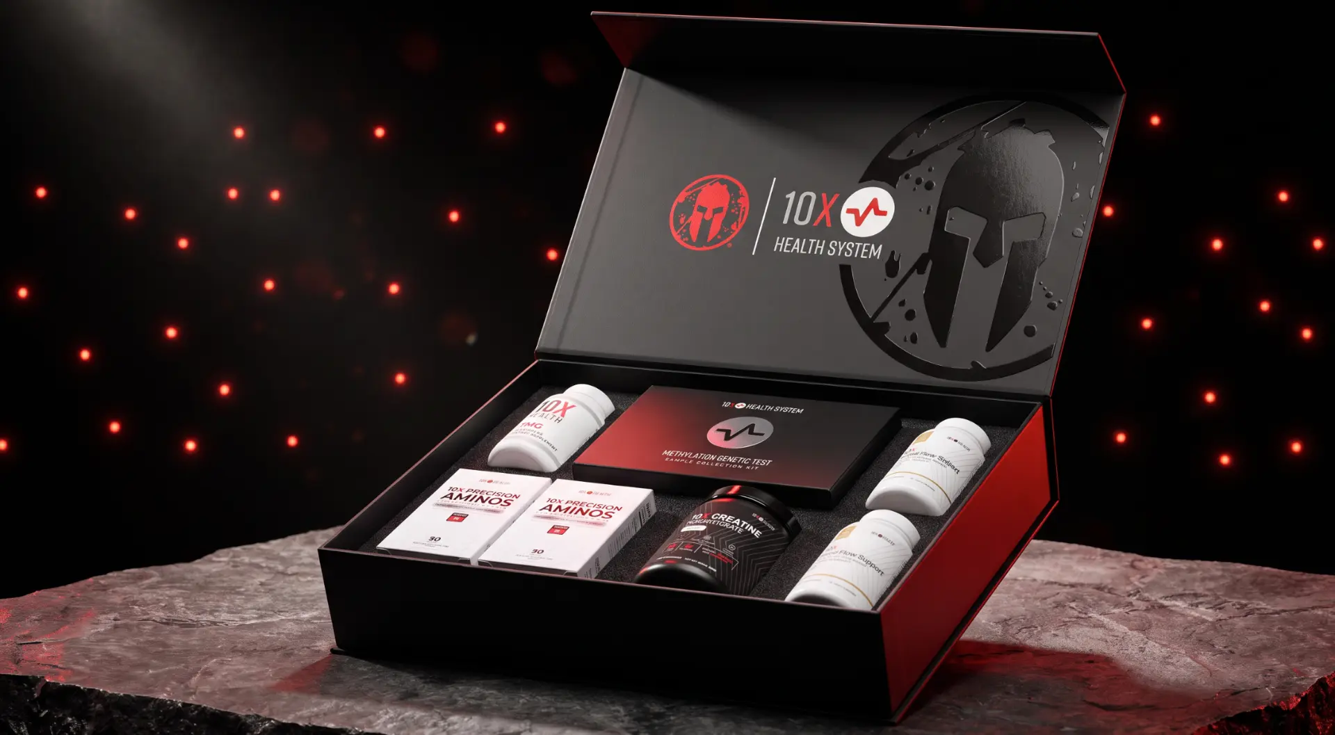 Full 10X Health System kit with genetic test and supplements